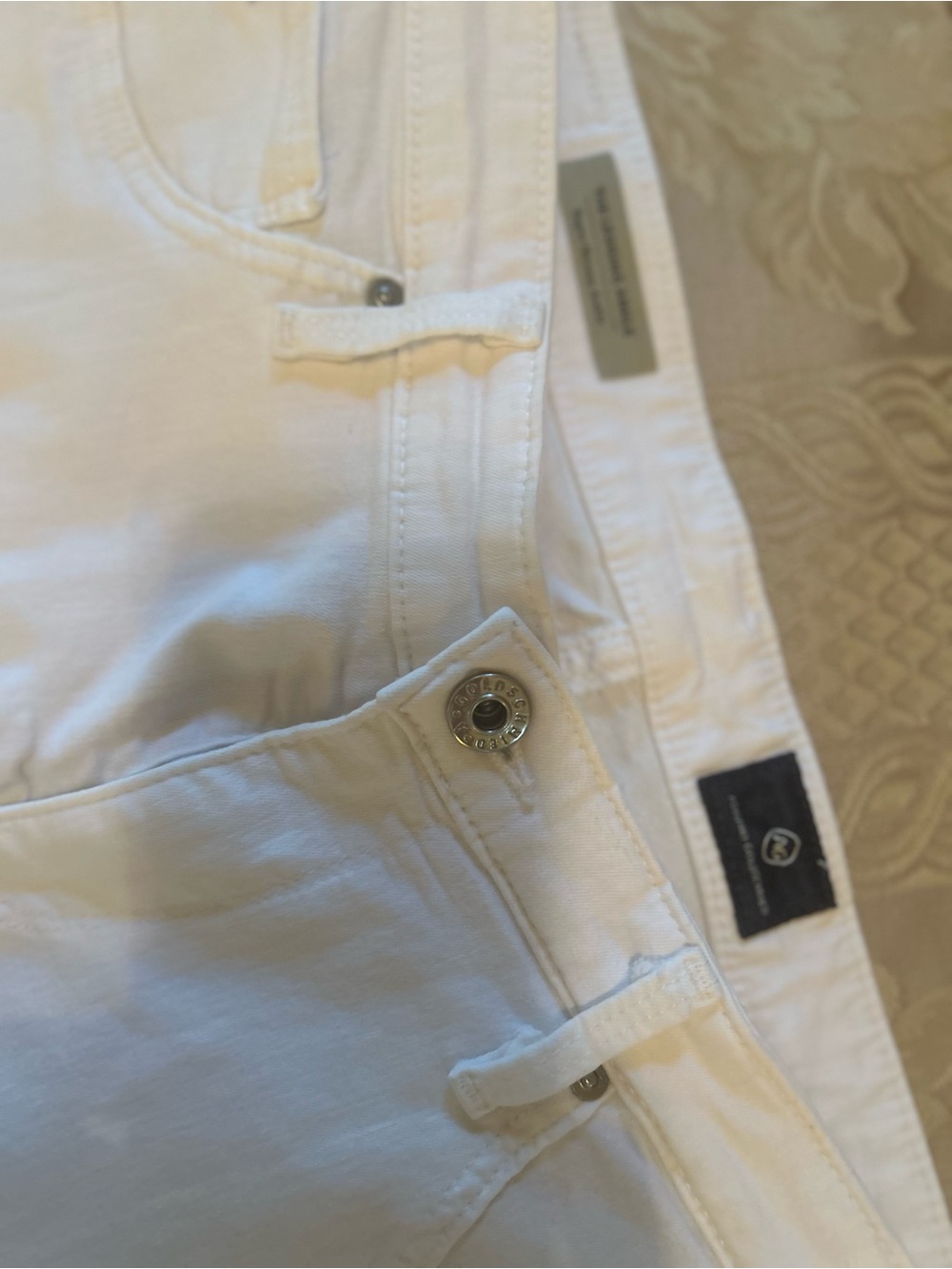 Ag Adriano Goldschmied White Skinny Jeans